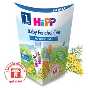 HIPP Čaj od ekstrakta komorača – 15 kesica 0m+