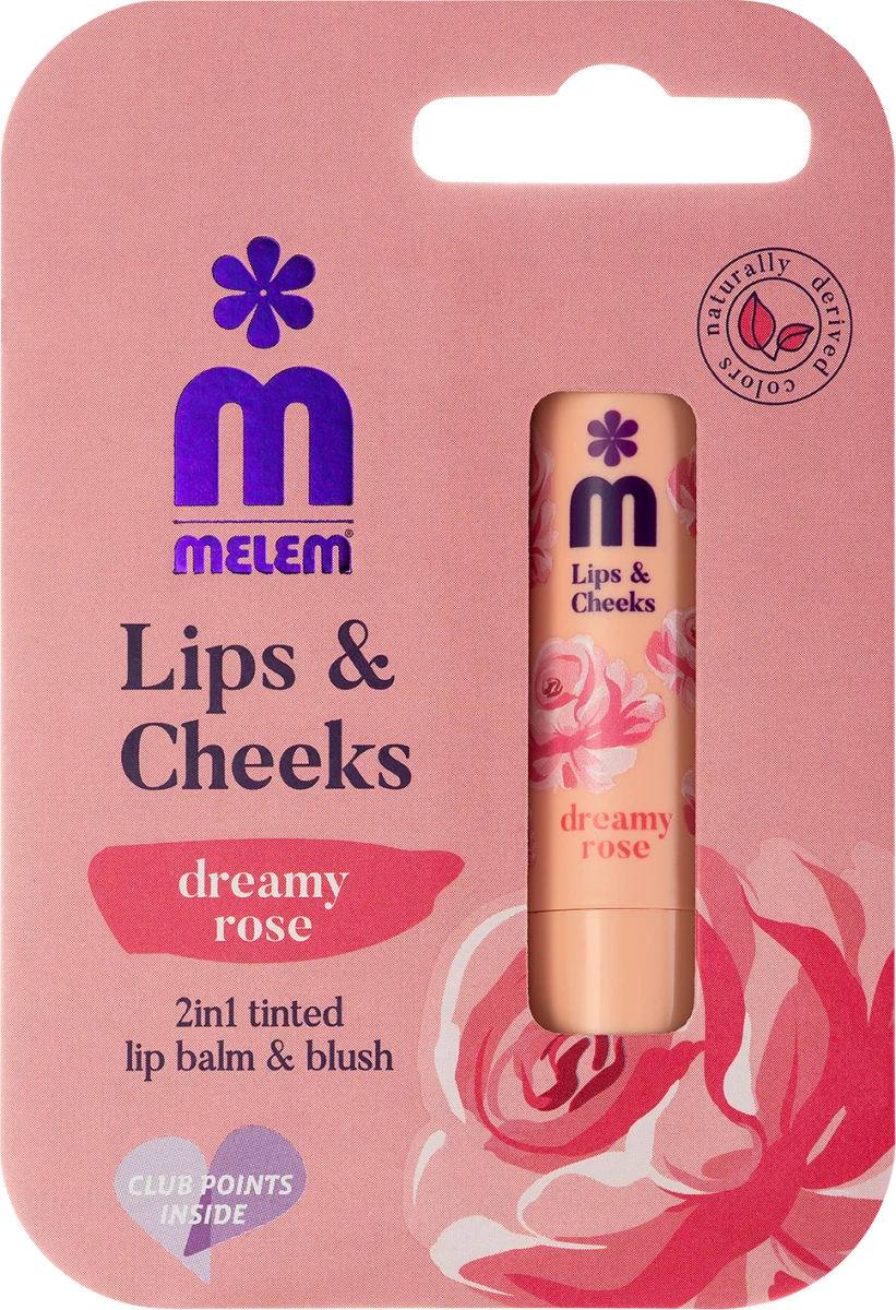 MELEM LIPS & CHEEKS “DREAMY ROSE” 2 U 1 BALZAM ZA USNE I RUMENILO