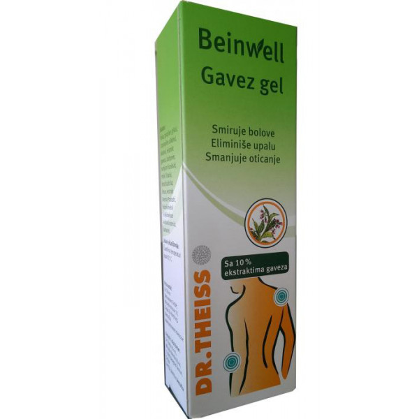 DR. THEISS BEINWELL GAVEZ GEL sa efektom hlađenja 100ml, Za masažu tijela nakon izloženosti naporu DR. THEISS BEINWELL GAVEZ GEL sa efektom hlađenja 100ml, Za masažu tijela nakon izloženosti naporu