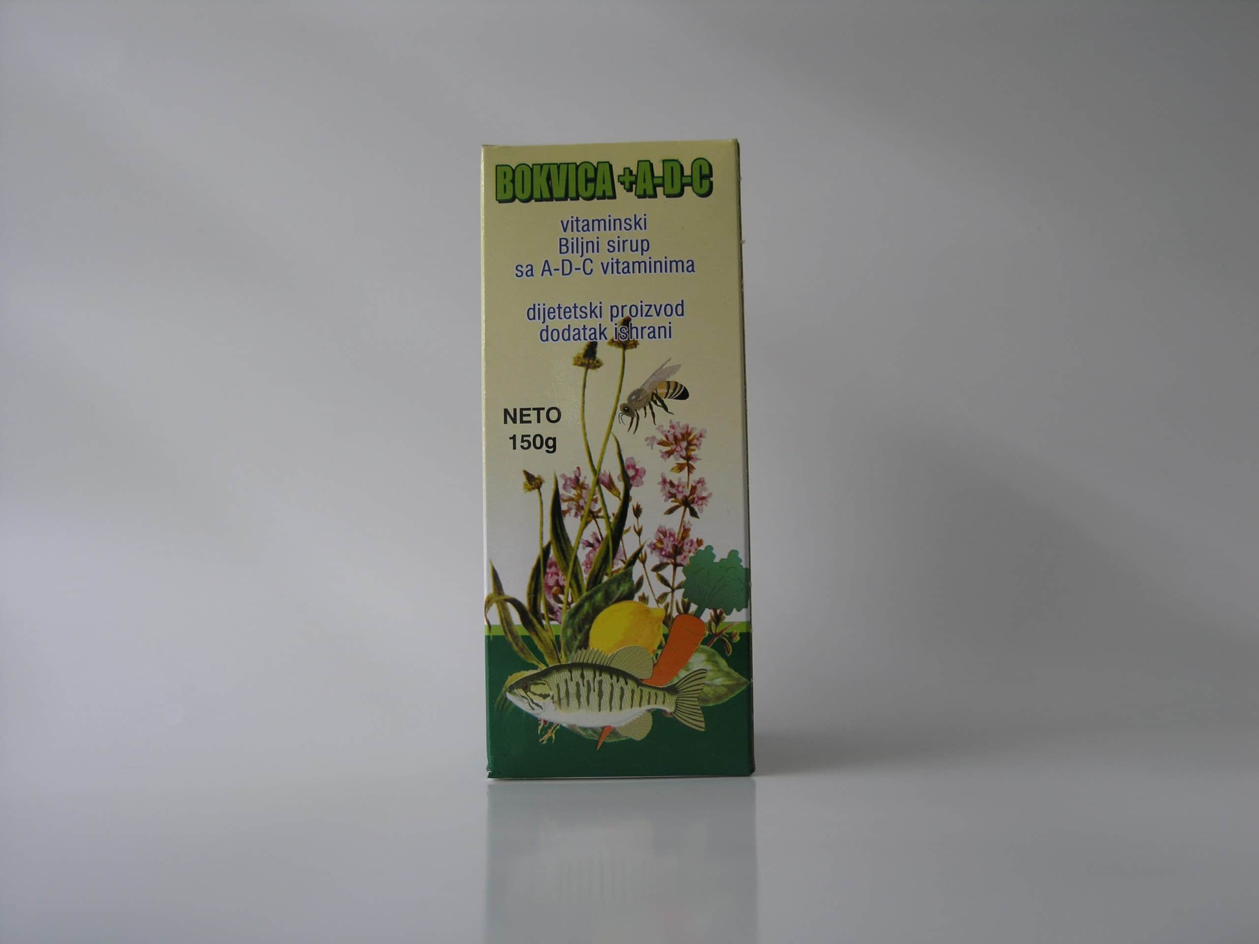 BOKVICA + A-D-C Sirup 150g BOKVICA + A-D-C Sirup 150g