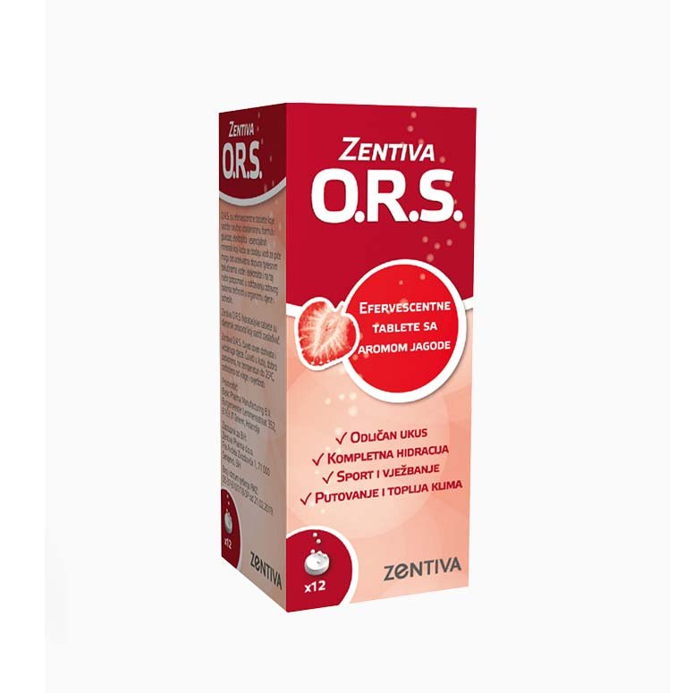 Alvogen O.R.S jagoda 12 šumećih tableta Alvogen O.R.S jagoda 12 šumećih tableta