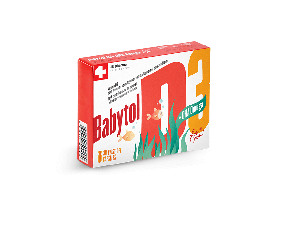BABYTOL D3 + DHA Omega Twist off kapsule – 30 kapsula