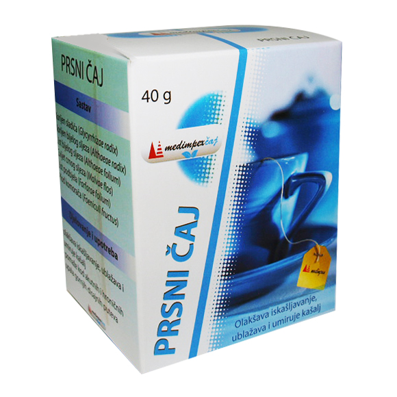 MEDIMPEX Prsni čaj 40g, Olakšava iskašljavanje, ublažava i umiruje kašalj