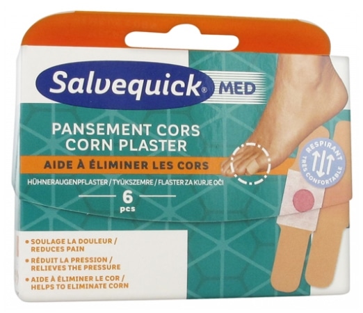 SALVEQUICK Flasteri za kurje oči – 6 komada