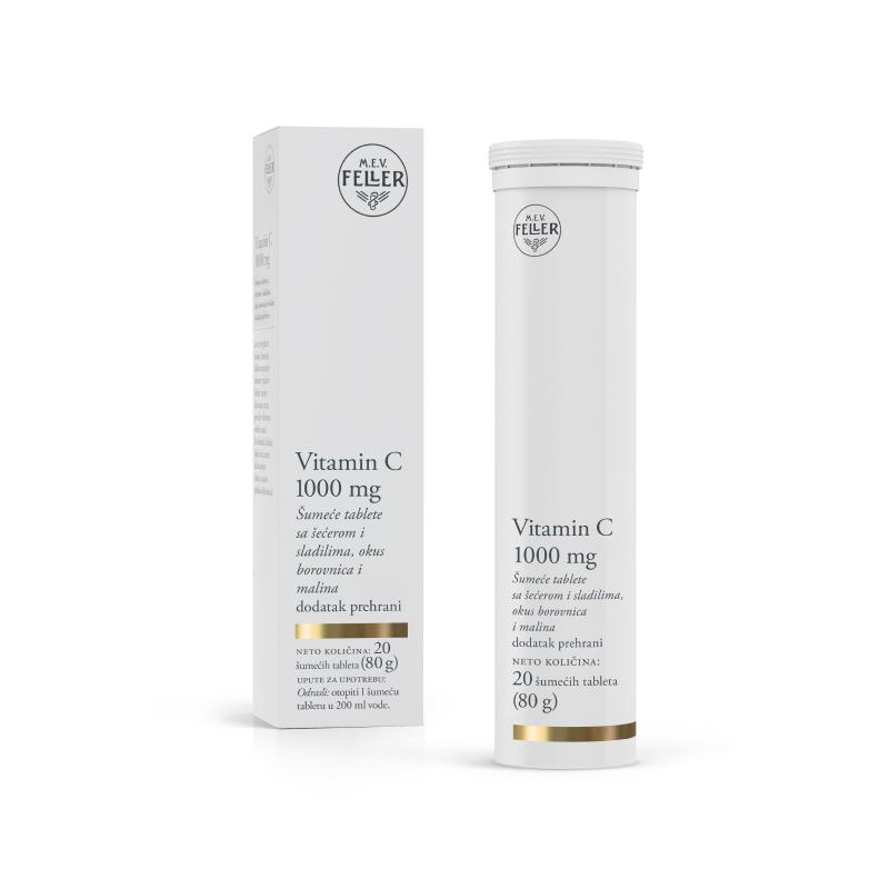 M.E.V. Feller® Vitamin C 1000 mg šumeće tablete a20