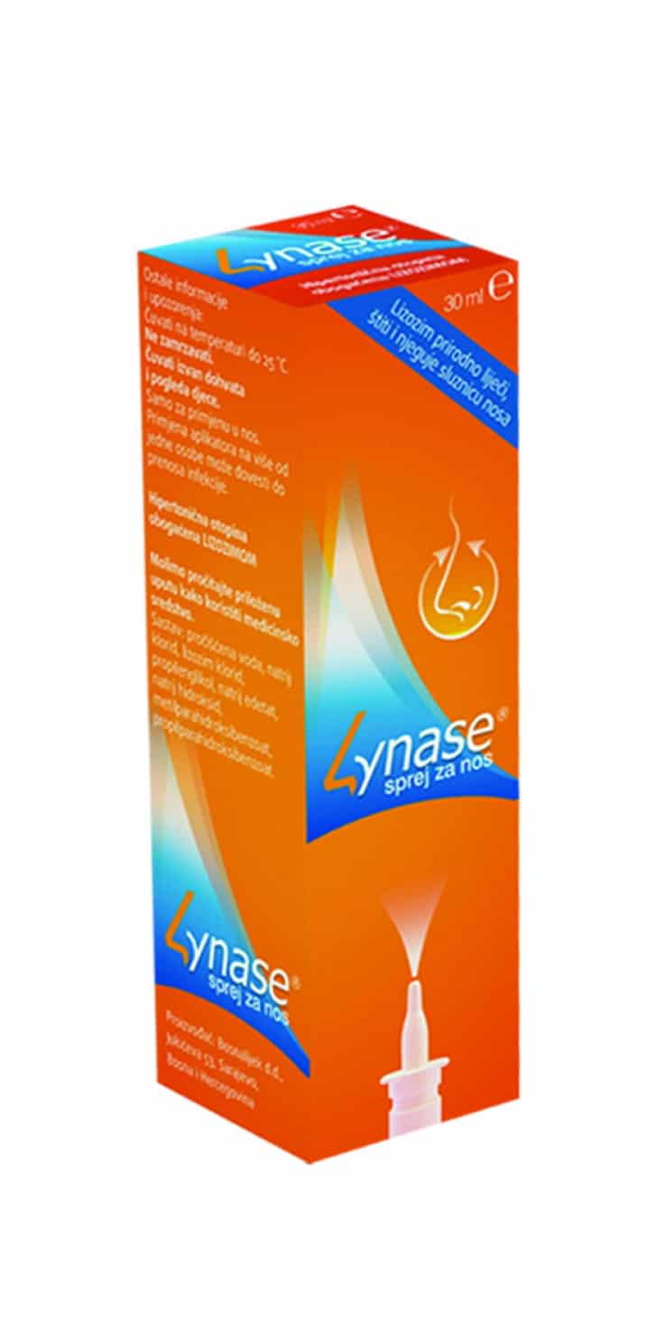 LYNASE sprej za začepljen nos 30ml